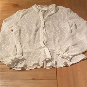 Loft sheer blouse